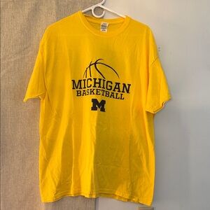 MICHI Yellow Basketball Tee